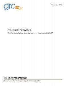 2017_GRC20-20_GDPRSolutionPerspective_PolicyHub_Page_01