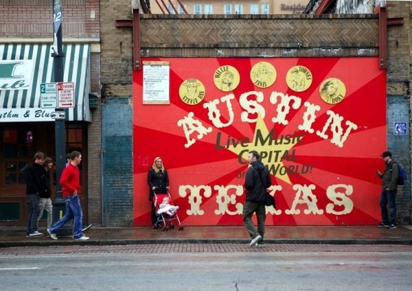 Austin Live Music Capital Mural Austin Live Music Capital Mural