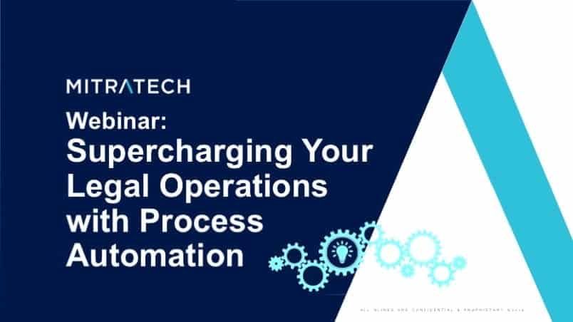 Supercharging Legal Operations Webinar Card